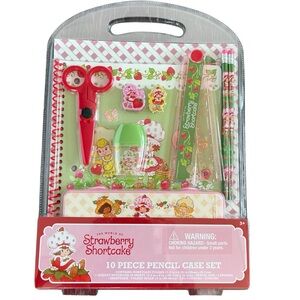 The World of Strawberry Shortcake 10 Piece School Set with Pencil Case